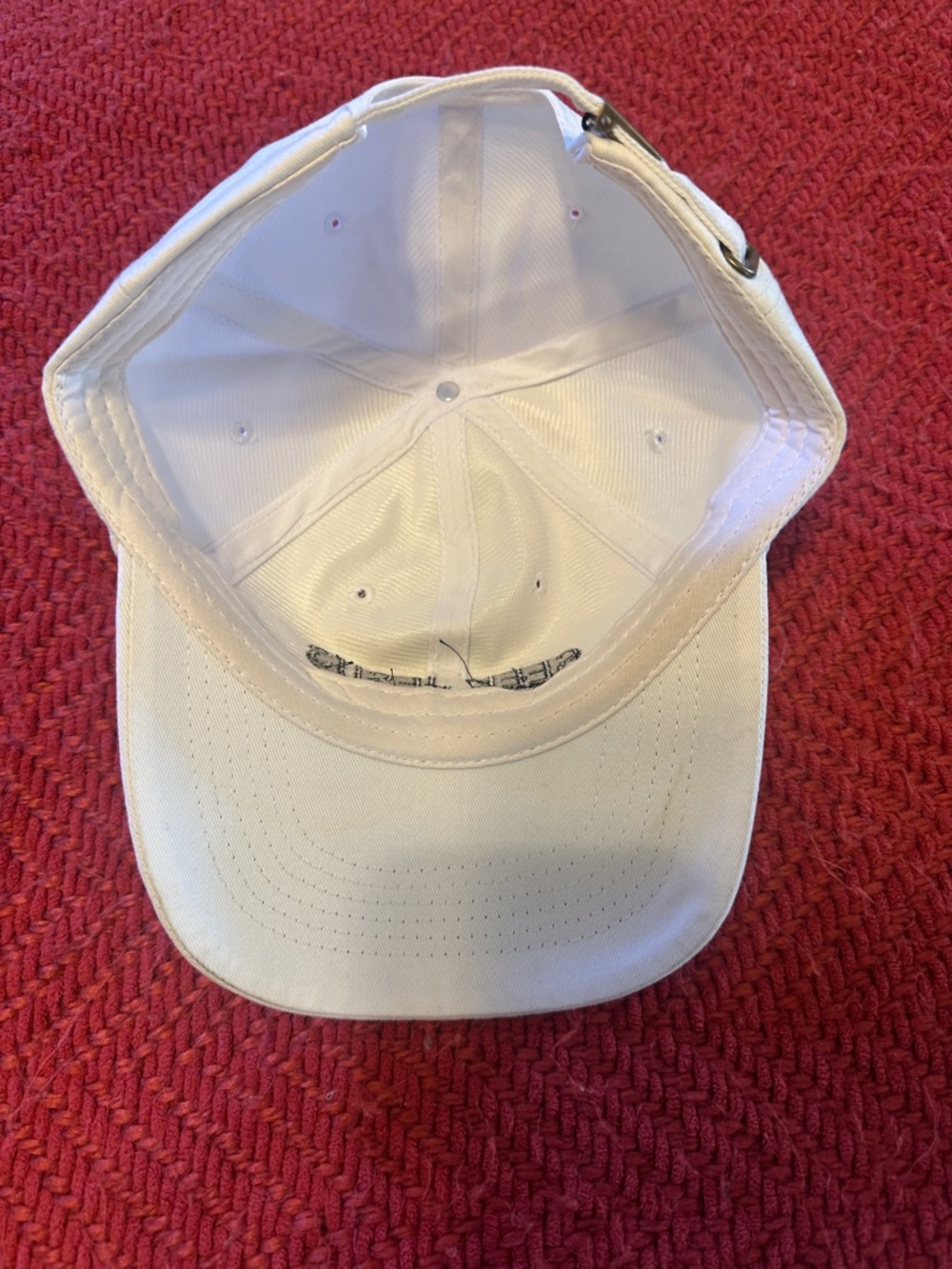 "Seek Jesus" White Baseball Cap - Picture 3 of 5